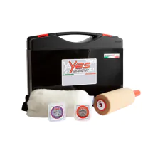 Yeswax Kit drill Snowboard Fluor Free Speed Line, 220mm
