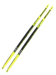 Brados Flash Skate skis, yellow