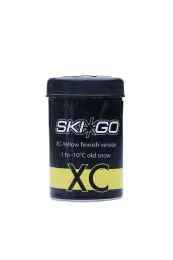 Ski-Go XC Grip wax Yellow Finnish version -1...-10°C, 45g