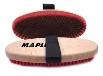 Maplus Soft brass flat brush, oval