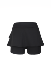 Spring Training Shorts with Skirt for woman, Black