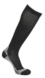 Spring Compression Long Socks, Black