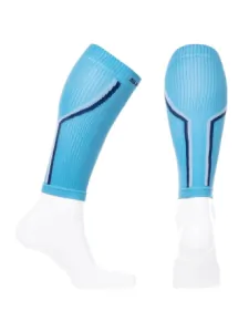 Spring Compression Calf Sleeve Socks, Blue