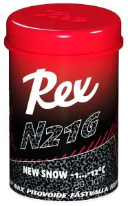 Rex 143 N21G Black "new snow" Grip wax -1...-12°C, 45g
