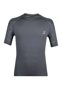 Spring Training T-shirt Short Sleeve for Man, Dark Grey