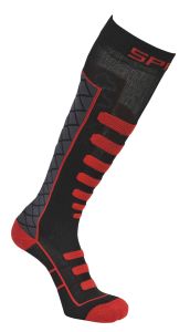 Spring Ski Touring Socks, Black/Red