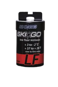 Ski-Go LF Fluoro Grip wax Orange +3...-2°C, 45g